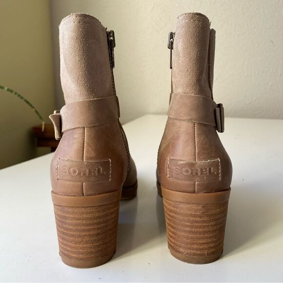 SOREL Women's Cate Buckle Bootie leather size 7 - Picture 4 of 12